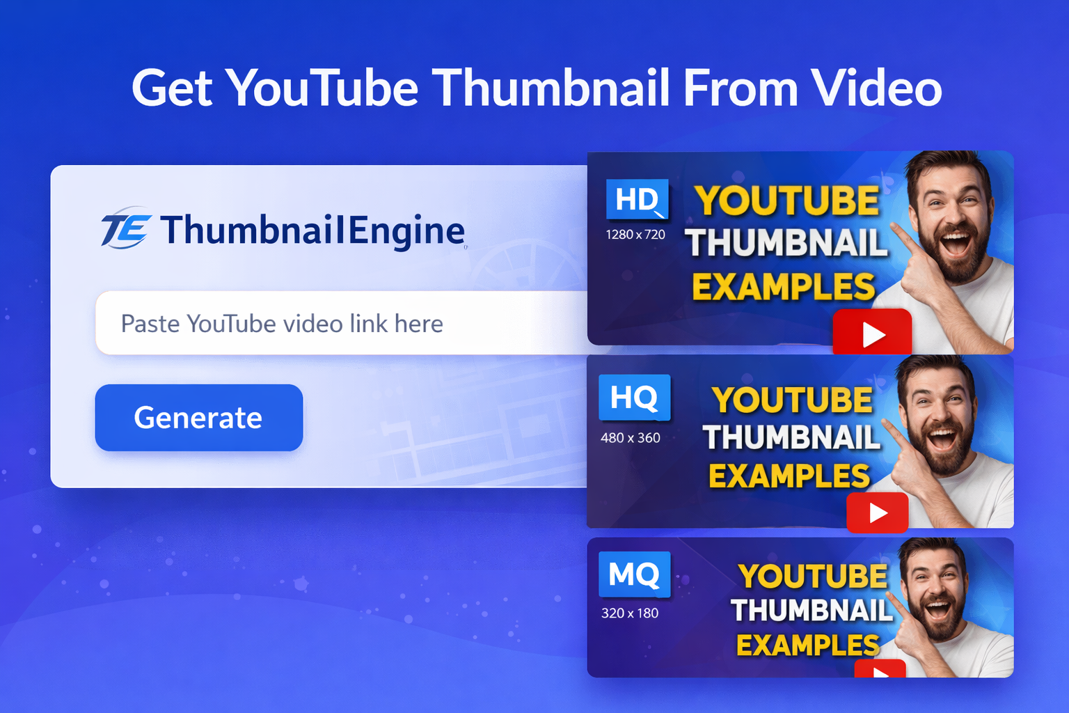 Get YouTube Thumbnail From Video